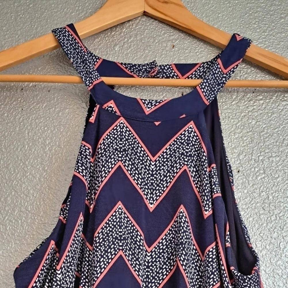 Three Pink Hearts Halter Maxi Dress Size M - Picture 5 of 9